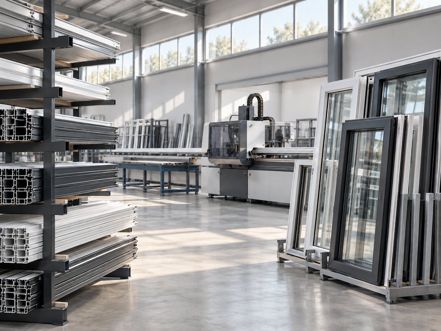 Aluminium and uPVC fabrication workshop
